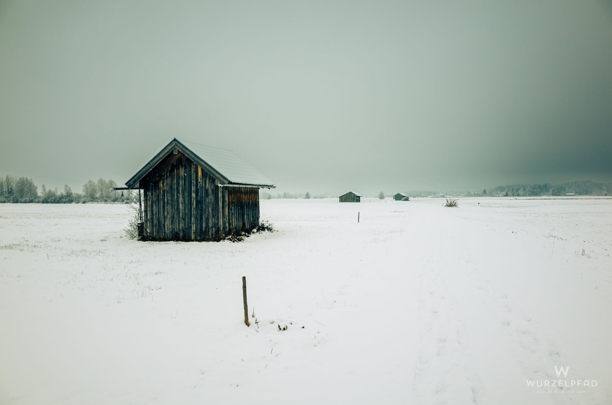 Verlassene Winterlandschaft